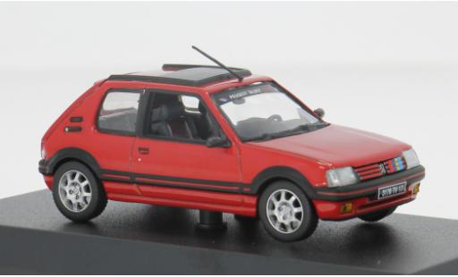 Modelauto Peugeot 205 GTI 1.9 rood 1991 1/43 Norev
