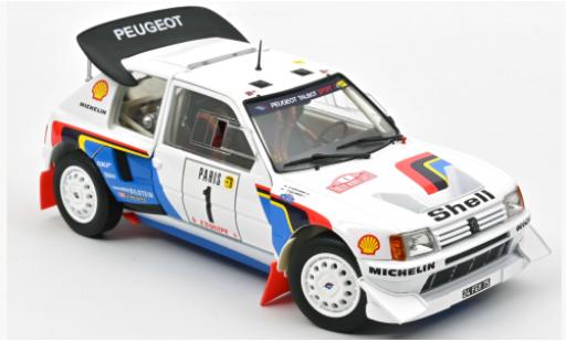 Modelauto Peugeot 205 Turbo 16 T16 No.1 S Rally Monte Carlo 1986 T.Salonen/S.Harjanne 1/18 Norev