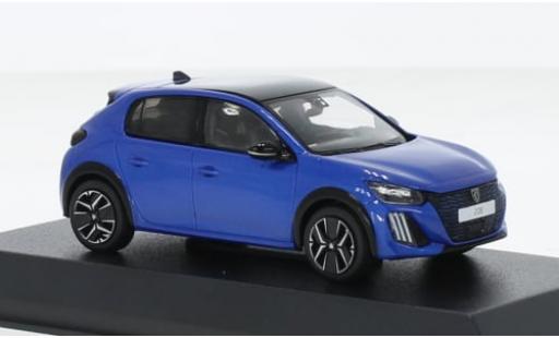 Modelauto Peugeot 208 GT metallic blauw 2024 1/43 Norev