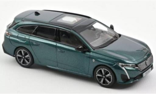 Modelauto Peugeot 308 GT SW metallic turquoise 2021 1/43 Norev
