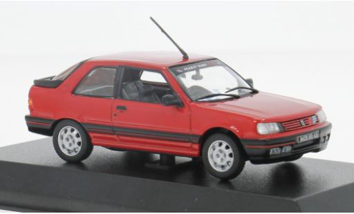 Modelauto Peugeot 309 GTI rood 1987 1/43 Norev