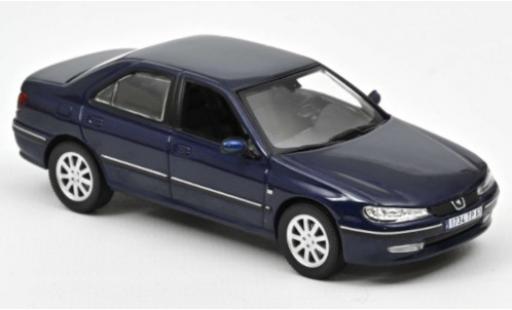 Modelauto Peugeot 406 Base blauw 2003 1/43 Norev