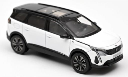 Modelauto Peugeot 5008 GT zwart Pack metallic wit 2020 1/43 Norev
