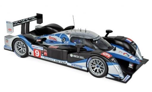 Modelauto Peugeot 908 2009 HDI FAP No.9 Total 24h Le Mans D.Brabham/M.Gene/A.Wurz zonder Vitrine 1/18 Norev