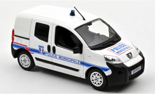 Modelauto Peugeot Bipper Base Politie Municipale (F) 2009 1/43 Norev