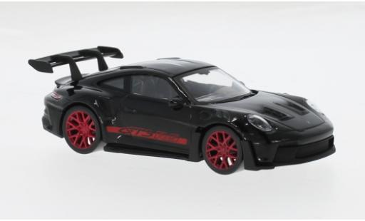 Modelauto Porsche 911 GT3 R S zwart/rood 2022 1/43 Norev