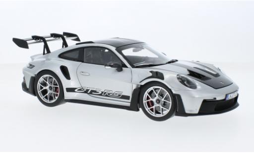 Modelauto Porsche 911 GT3 R S grijs 2022 1/18 Norev