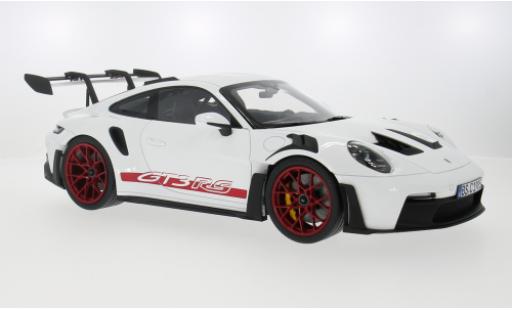 Modelauto Porsche 911 GT3 R S wit/rood 2022 1/12 Norev