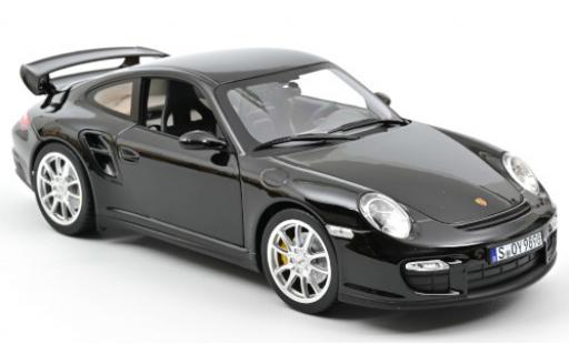 Modelauto Porsche 911 GT2 zwart 2010 1/18 Norev
