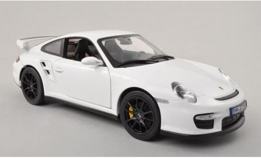 Modelauto Porsche 911 GT2 ( II) wit 2007 1/18 Norev