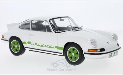 Modelauto Porsche 911 SC RS Touring wit/groen 1973 1/18 Norev