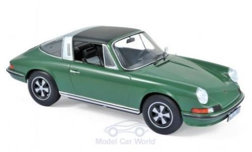 Modelauto Porsche 911 Targa S groen 1973 1/18 Norev