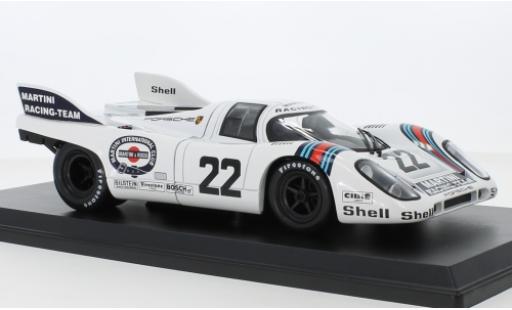 Modelauto Porsche 917 1971 K No.22 Martini Racing Team 24h Le Mans H.Marko/G.van Lennep 1/18 Norev
