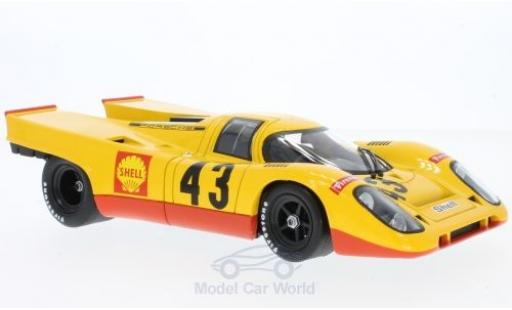 Modelauto Porsche 917 1970 K No.43 Racing Team AAW 1000 Km Spa Francorchamps H.Laine/G.van Lennep 1/18 Norev