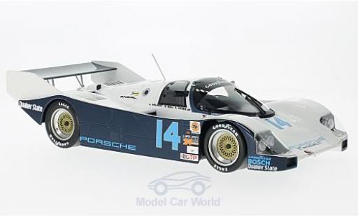 Modelauto Porsche 962 1986 C No.14 L&Atilde;&para;wenbr&Atilde;&curren;u Holbert Racing 24h Daytona met Decals A.Holbert/D.Bell/A.Unser Jr. 1/18 Norev