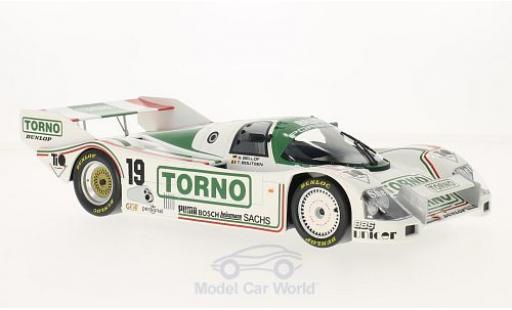 Modelauto Porsche 962 1985 C No.19 Brun Torno 1000 km Mugello T.Boutsen/S.Bellof 1/18 Norev