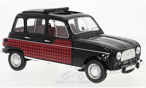 Modelauto Renault 4 Parisienne zwart/Dekor 196 1/18 Norev