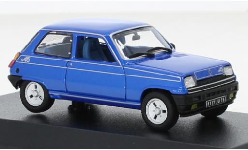 Modelauto Renault 5 Alpine metallic blauw 1977 1/43 Norev