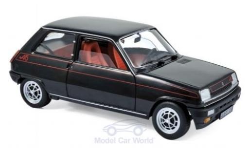 Modelauto Renault 5 Alpine zwart 1976 1/18 Norev