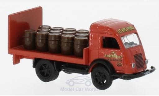 Modelauto Renault Galion Base Brasseur rood 1963 met Ladegut F&Atilde;&curren;sser 1/87 Norev