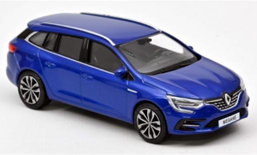 Modelauto Renault Megane Estate metallic blauw 2020 1/43 Norev