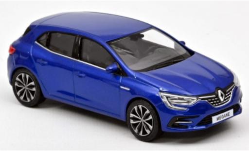 Modelauto Renault Megane Base metallic blauw 2020 1/43 Norev