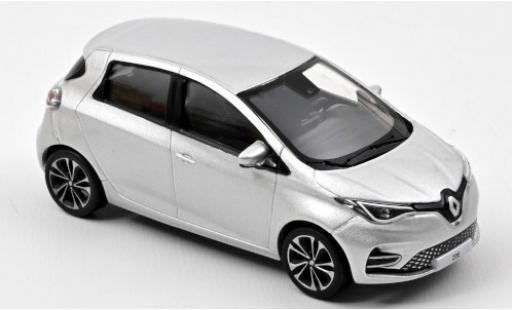 Modelauto Renault Zoe ZE50 metallic grijs 2020 1/43 Norev