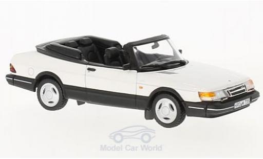 Modelauto Saab 900 Turbo 16 Cabriolet wit 1992 1/43 Norev