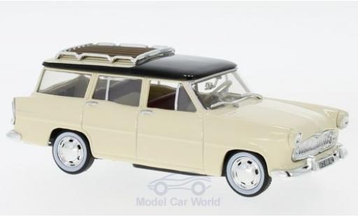 Modelauto Simca Vedette Marly beige/zwart 1957 1/43 Norev