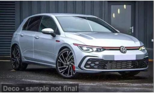 Modelauto Volkswagen Golf GTI grijs 2020 1/43 Norev