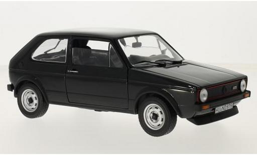 Modelauto Volkswagen Golf GTI I zwart 1976 1/18 Norev