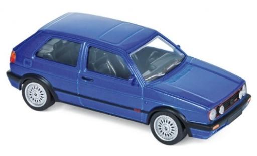 Modelauto Volkswagen Golf GTI II G60 metallic blauw 1990 Jetcar 1/43 Norev