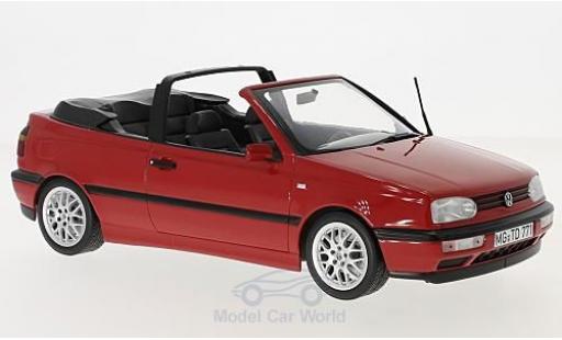 Modelauto Volkswagen Golf Cabriolet III rood 1995 1/18 Norev