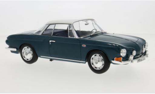 Modelauto Volkswagen Karmann Ghia Typ 34 Ghia type blauw/wit 1961 1/18 Norev