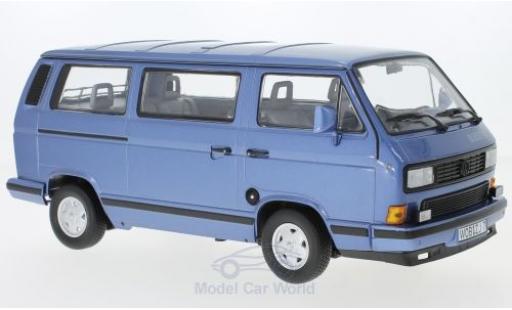 Modelauto Volkswagen T3 B Multivan Bluestar metallic blauw 1990 1/18 Norev