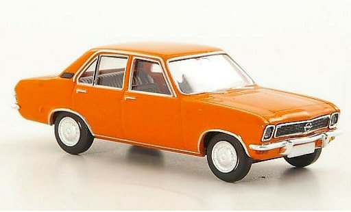 Opel Ascona A Base 1/87 Brekina oranje 4-Turer modelauto