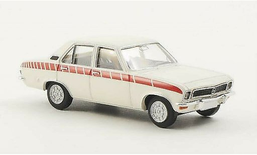 Opel Ascona A Base 1/87 Brekina Swinger wit modelauto