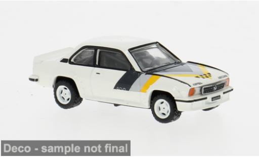 Modelauto Opel Ascona B 400 B i400 wit/grijs 1980 1/87 Brekina