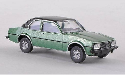 Opel Ascona B B 1/87 Wiking groen/mat-zwart modelauto