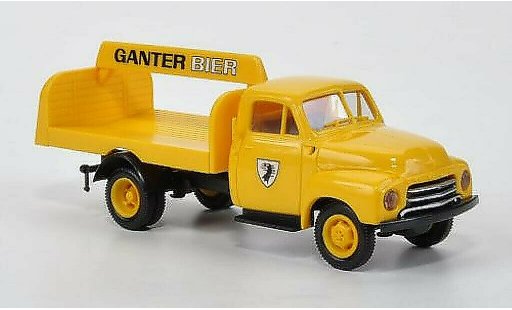 Opel Blitz Base 1/87 Brekina Getrankelaadbak Ganter Bier modelauto