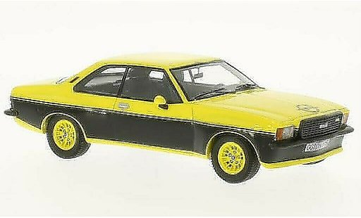 Opel Commodore B 1/43 Neo GS/E Steinmetz geel/zwart modelauto