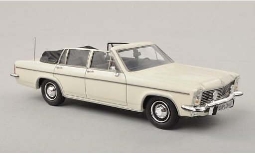 Opel Diplomat B Cabriolet Fissore 1/43 Matrix B 5.4 wit modelauto