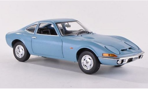 Opel GT Base 1/24 WhiteBox 1900 blauw 1970 modelauto