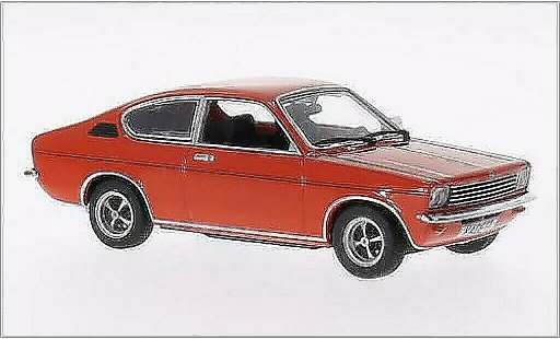 Opel Kadett C Coupe 1/43 Minichamps rood 1973 modelauto