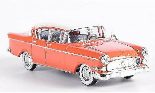 Opel Kapitan P2.5 1/87 Brekina lachs/wit modelauto