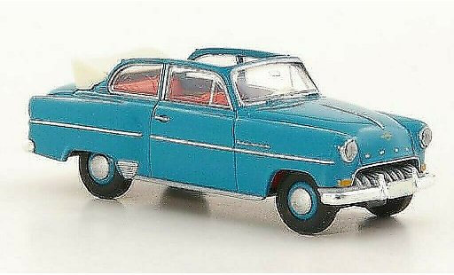 Opel Olympia Rekord 1/87 Brekina Cabrio-Sedan turquoise modelauto