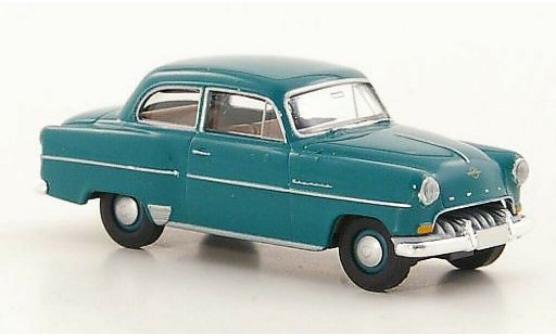 Opel Olympia Rekord 1/87 Brekina groen modelauto