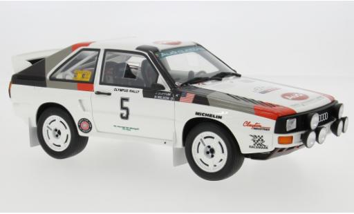 Modelauto Audi Sport Quattro rallye Rally Olympus 1986 #5 1/18 Ottomobile