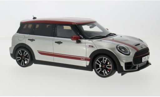 Modelauto Mini Clubman Base Bmw (F54) John Cooper Works grijs/rood 2021 1/18 Ottomobile