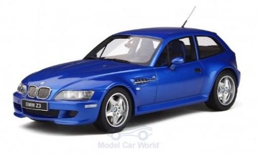 Modelauto Bmw Z3 M Coupe 3.2 metallic blauw 2000 1/18 Ottomobile